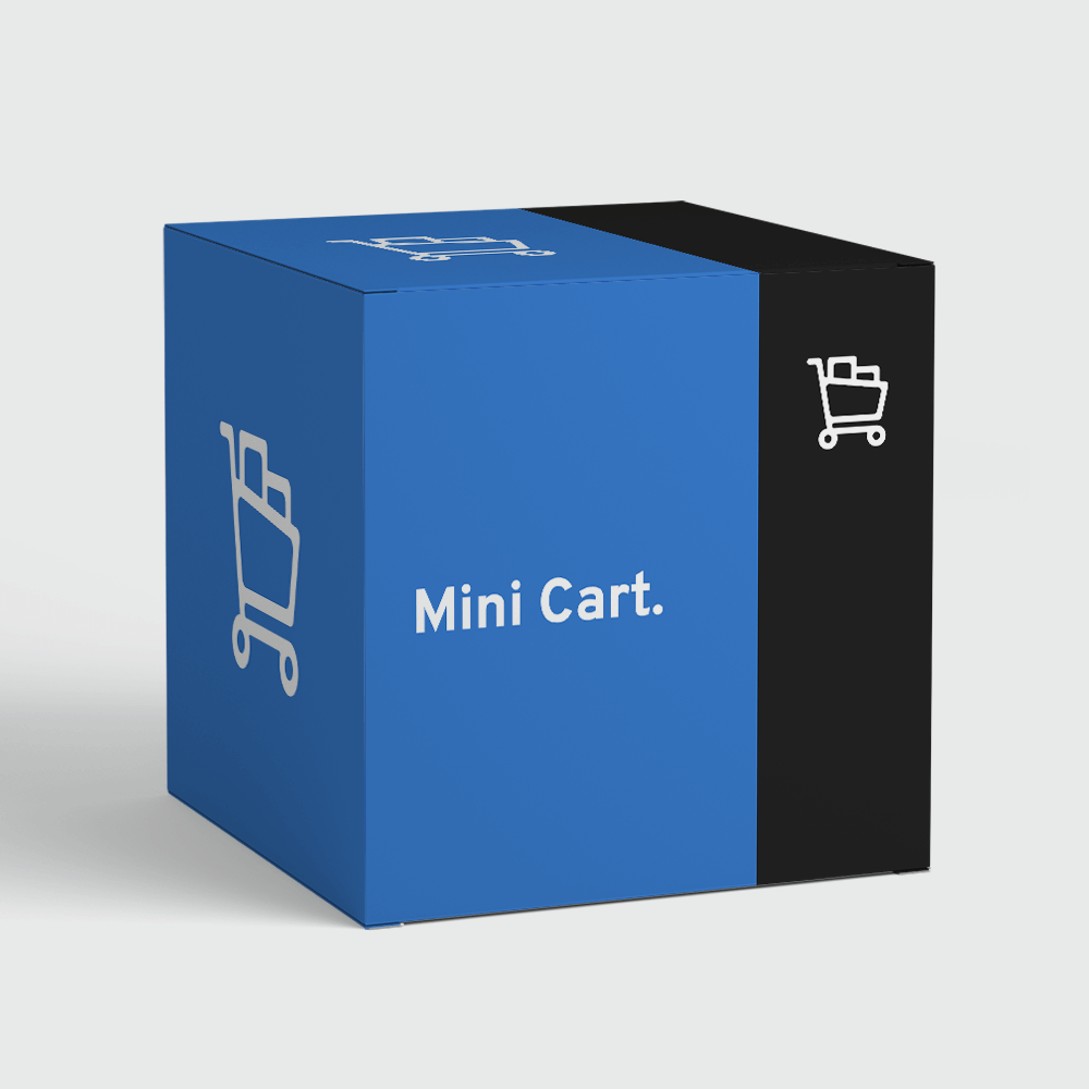 Mini Cart - Tray Varejo - Temas Auaha